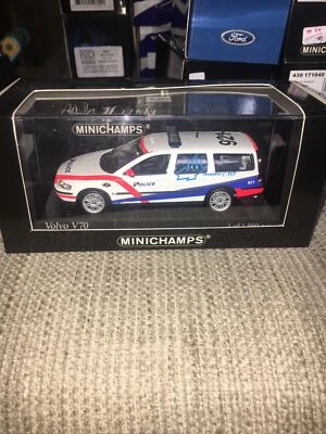 MINICHAMPS VOLVO V70 POLICE GENEVE, 1/43, MIB! MINT BOXED - Image 1 of 4