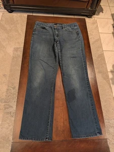 Jeans Calvin Klain blu lavaggio scuro gamba dritta taglia 14 - Foto 1 di 6