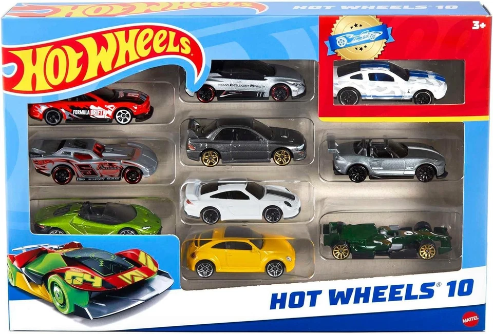 Hot Wheels 10 Pack Die-Cast Car Assortment Toy Racing Cars - Image 1 of 4