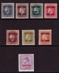 Rarotonga Cookinseln 1919 - 1926 KGV postfrische Falzmarken Auswahl - Bild 1 von 2