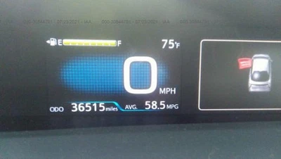 Prius OE 2016 velocímetro calibre clúster 56 k millas Toyota Foto 1 de 4