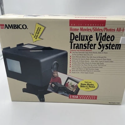 IN BOX - AMBICO Deluxe Video Transfer System VHS 8MM Camcorder All-in-one WORKS! - Image 1 of 3