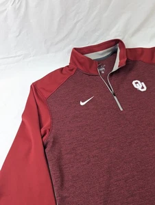 Nike Oklahoma Sooners Herren XL Dri-Fit Quarter Zip Langarm, weich, sportlich - Bild 1 von 8