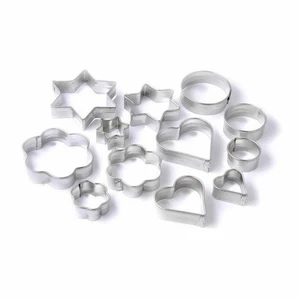 Zenker Ausstecher Set 12-tlg. Plätzchenform Terrassenplätzchen Weißblech Made DE - Bild 1 von 4