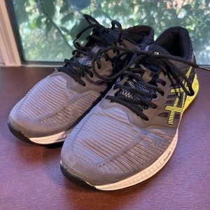 Asics FuzeX T639N Herren Größe 10 Grau/Neon Laufen Sportschuhe - Bild 1 von 15