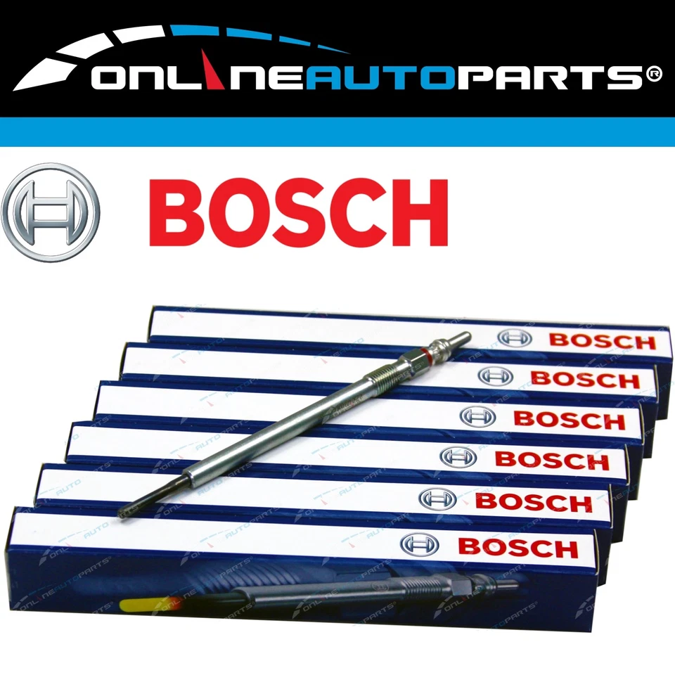 6 x Bosch Diesel Glow Plugs for Mercedes Benz CDI W164 W639 W251 V251 X164 W211 - Image 1 of 2