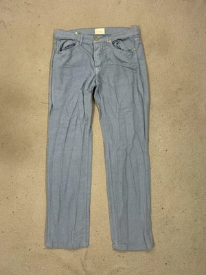 Sid Mashburn Pants Mens 33x30 Blue Slim 5 Pocket Button Fly Made in Italy Twill - Image 1 of 4