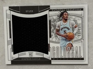 2024-25 Panini National Treasures - Rookie Colossal Materials Stephon Castle /99 - Picture 1 of 2