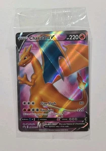 Charizard V Black Star PROMO Pokemon SWSH050 Champion's Path Holo - NM SEALED - Picture 1 of 2
