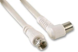PRO SIGNAL - F Stecker zu Koaxbuchse 1m - Bild 1 von 1