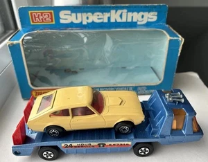 Matchbox Super Kings K-2 Car Recovery Vehicle & Ford Capri Boxed Vintage 1978 - Picture 1 of 24