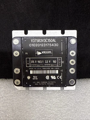 VICOR V375B3V3C150AL DC  DC CONVERTER 3.3V 150W - Image 1 of 3