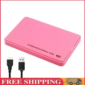 2,5-Zoll-HDD/SSD-Gehäuse, 6 Gbit/s, mobiles Festplattengehäuse für MacBook PC (R - Afbeelding 1 van 7