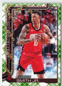 2025-26 Topps Holiday Advent - Jabari Smith Jr. - Exclusive Plaid Parallel H142 - Bild 1 von 2