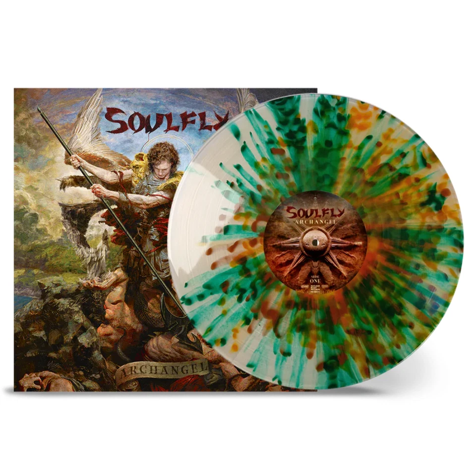 Soulfly - Archangel [Indie-Exclusive Natural Green Orange Brown Splatter Vinyl] - Image 1 of 1