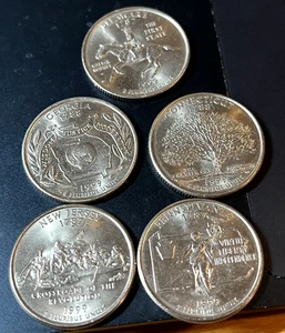 Lot 42 US State/Territory Quarters 1999-2009 plus 2 Nationalparks AU Luster - Bild 1 von 24