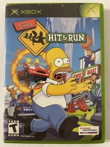 The Simpsons Hit & Run Xbox Complete CIB with Registration Card Manual Tested - Picture 1 of 10