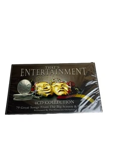New Sealed That’s Entertainment 4 CD Collection 79 Songs Big Screen Broadway - Picture 1 of 5