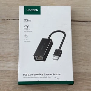 Ugreen USB 2.0 To 100Mbp Ethernet adapter - Photo 1 sur 2