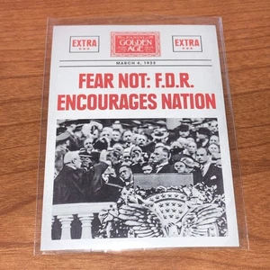 2014 Golden Age HEADLINES #3 F.D.R. Incoraggia la nazione non temere - Foto 1 di 2