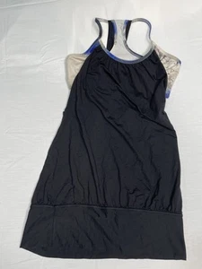 Camiseta sin mangas negra Lululemon No Limits talla 6 sujetador incorporado (sin almohadillas) - Imagen 1 de 7