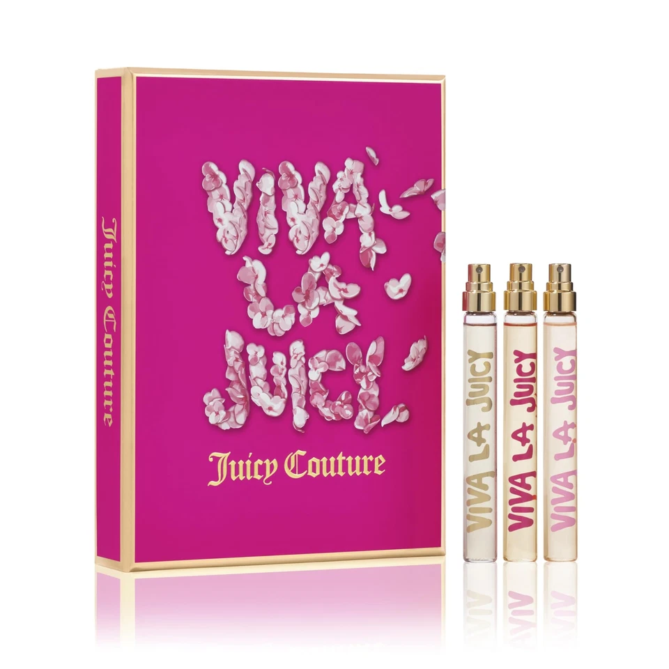 VIVA LA JUICY BY JUICY COUTURE 3-PC PERFUME GIFT TRAVEL SET (3 X 0.33 FL OZ) - Изображение 1 из 1