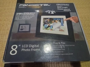 PANDIGITAL 8" LCD Digital Photo Frame, NIB=Remote+Bonus 2nd Frame custom photos - Picture 1 of 14