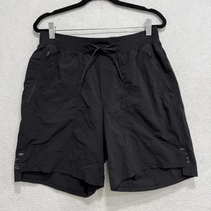 Lululemon Shorts Mens Medium Black License to Train Lined Zip Pockets 7 Inch - Picture 1 of 7