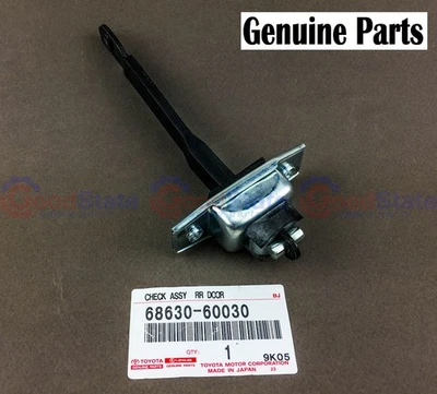 Genuine Toyota LandCruiser 80 Series HZJ HDJ Rear Door Check Strap Stopper Hinge - Image 1 of 3