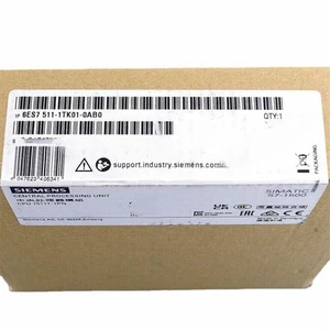 New Siemens 6ES7511-1TK01-0AB0 6ES75111TK010AB0 S7-1500T, CPU 1511T-1 PN - Picture 1 of 1