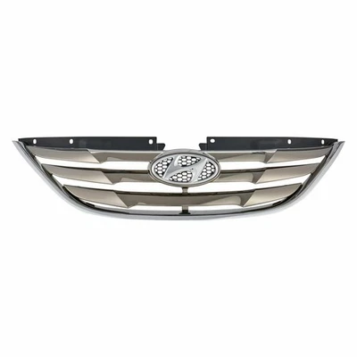 HY1200154 New Front Plastic Chrome Grille For 2011-2013 Hyundai Sonata Foto 1 de 4