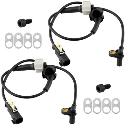 Front ABS Wheel Speed Sensors For Cadillac Chevy Suburban Tahoe GMC Yukon B28 TX - Image 1 of 4