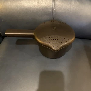 Pampered Chef Mikroherd Mikrowelle Dampfgarer Sieb Schwarz 4 Tassen 1 Quart - Bild 1 von 7