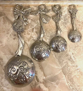 Set of Ganz, angels & hearts decorative measuring spoons - set of 4 - Picture 1 of 4