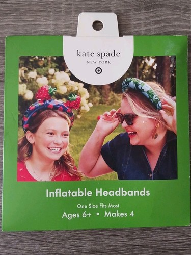 Kate Spade New York x Target set di 4 fasce gonfiabili edizione limitata nuove