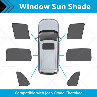 Front Rear Port Window Magnetic Mesh Sun Shade Suitable for Jeep Grand Cherokee - image 1 of 4