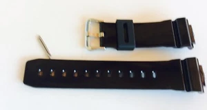 Fits Casio G Shock DW-6900 CB Series Shiny Black Watch band Strap  generic  - Picture 1 of 10