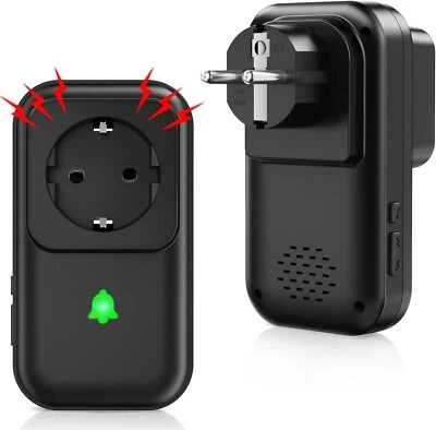 GOTRAYS Stromausfallalarm mit LED-Anzeige, Stromausfalldetektor mit 5 einstellbaren