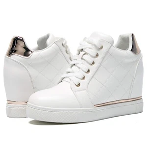 Athlefit Damenschuhe versteckter Keilabsatz Turnschuhe Größe 8 - Bild 1 von 6