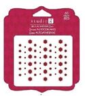 Holiday Self Adhesive Gems - Red