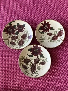 Set Of 3 -small Tii Collections Fall Plates - Picture 1 of 5