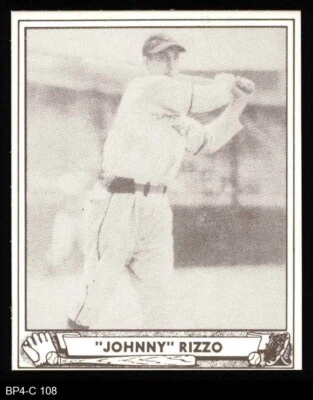 1940 Play Ball Reprint #108 Johnny Rizzo Pirates 8 - NM/MT - Image 1 of 2