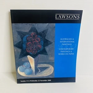 LOWSONS - Catálogo de subasta de arte de pinturas australianas e internacionales noviembre de 2000 - Imagen 1 de 10