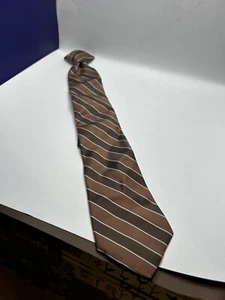 2X Vintage Men’s Tie | Damon | Clip On | 3 Toned | 17 Inch - Picture 1 of 8