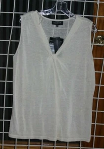 TALLA 0X TOP SIN MANGAS JONES NEW YORK MARFIL - Imagen 1 de 2