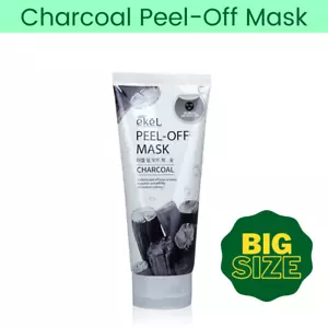 EKEL Peel Off Charcoal Face Mask Deep Cleaning Nose Blackhead Remover 180ml - Picture 1 of 3