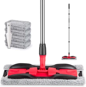 Professional Microfiber Floor Mop with 360° Rotation and Extended Handle - Picture 1 of 11