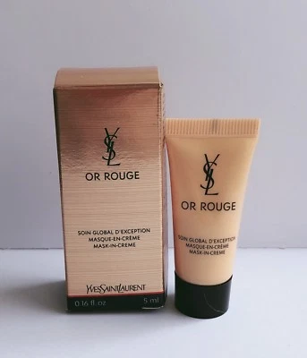 Máscara en crema YSL Yves Saint Laurent Or Rouge mini/tamaño de muestra 5 ml/.16 oz Foto 1 de 4