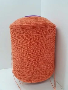 Hilo de lana tejer y ganchillo | Bouclè Kone PES hilo efecto rojo 2 kg lana de tejer bp04 - Imagen 1 de 6