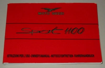 Betriebsanleitung Moto Guzzi Sport 1100 Owner´s Manual Notice D´Entretien 1994 - Bild 1 von 2